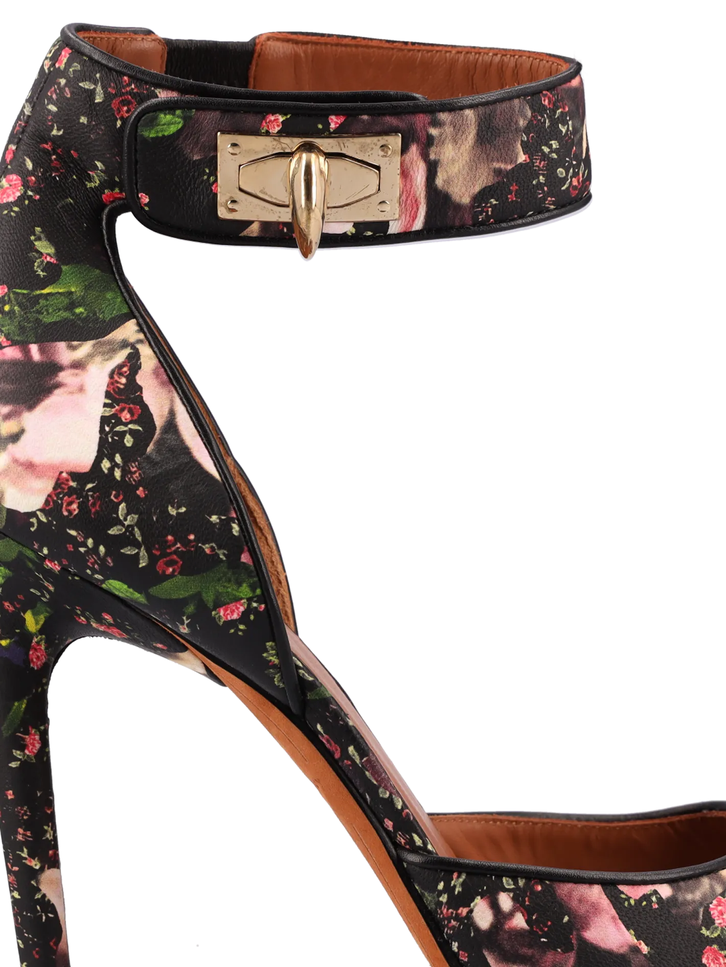 110mm floral-print sandals