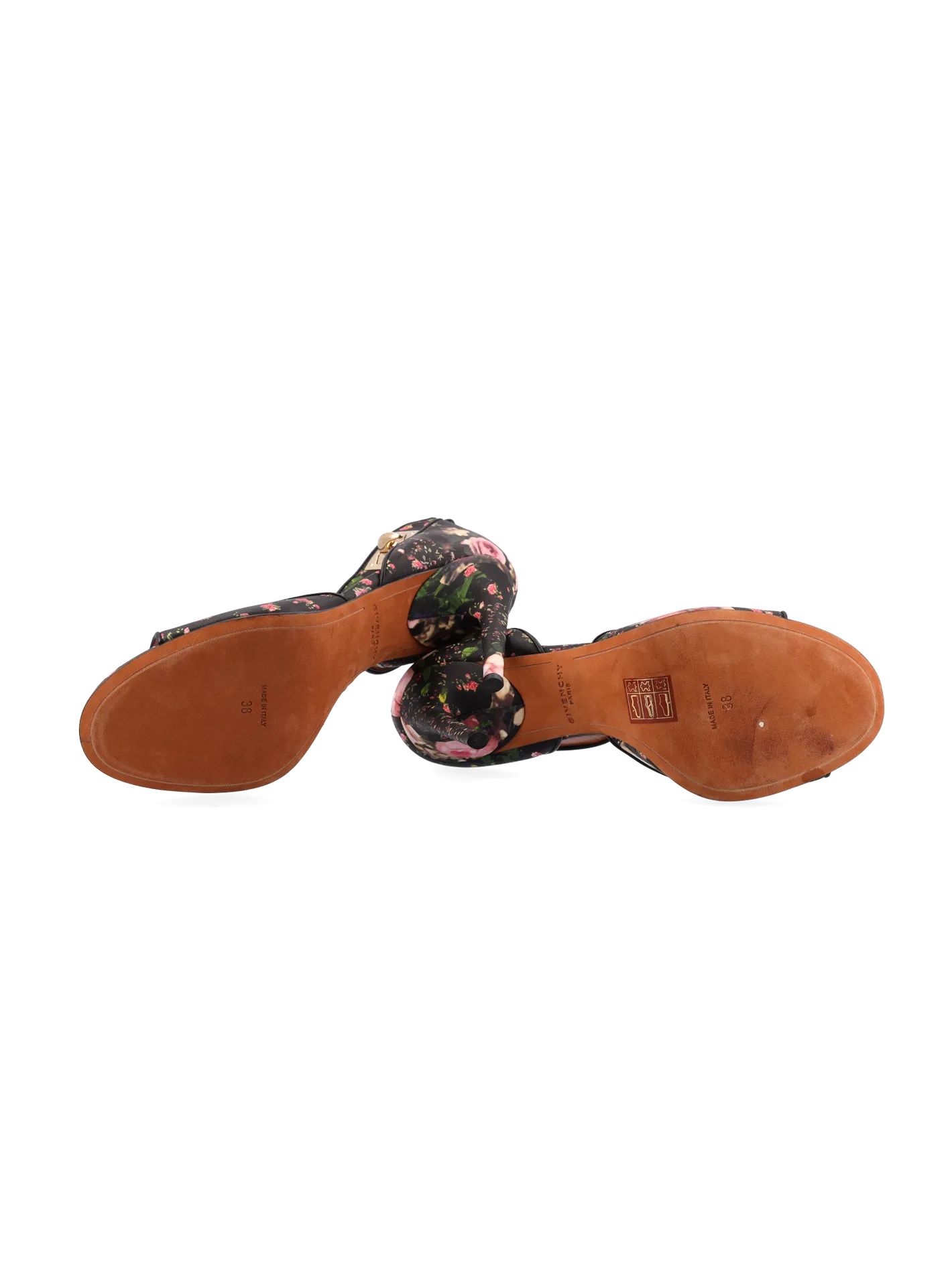 110mm floral-print sandals