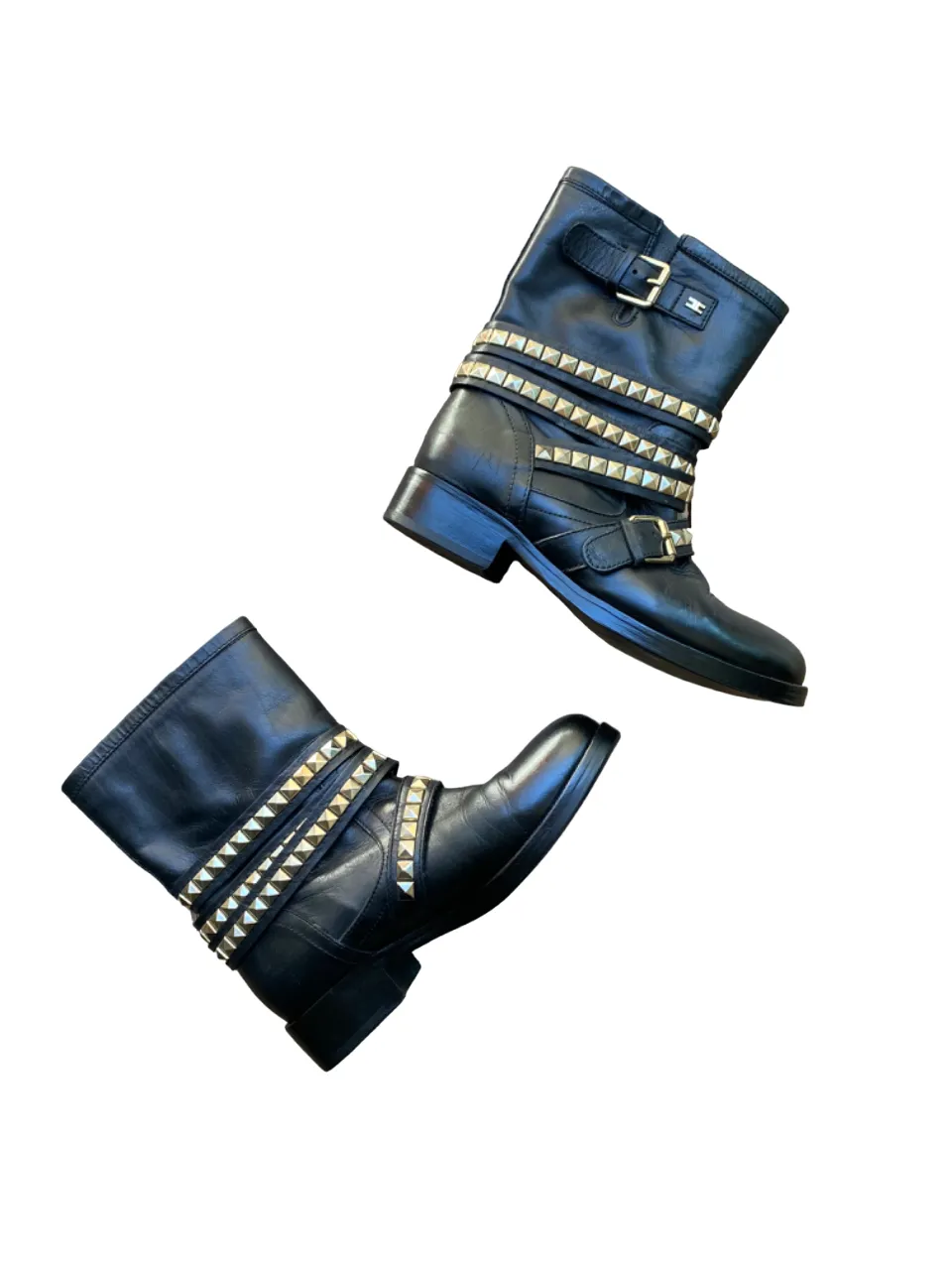ELISABETTA FRANCHI Biker Boots Size 37