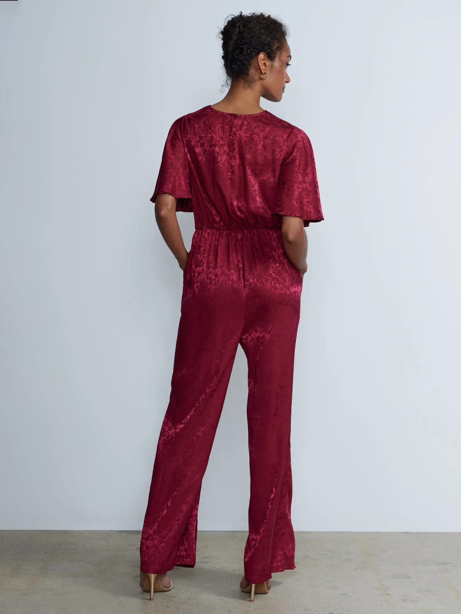 Front Twist Detail Jumpsuit