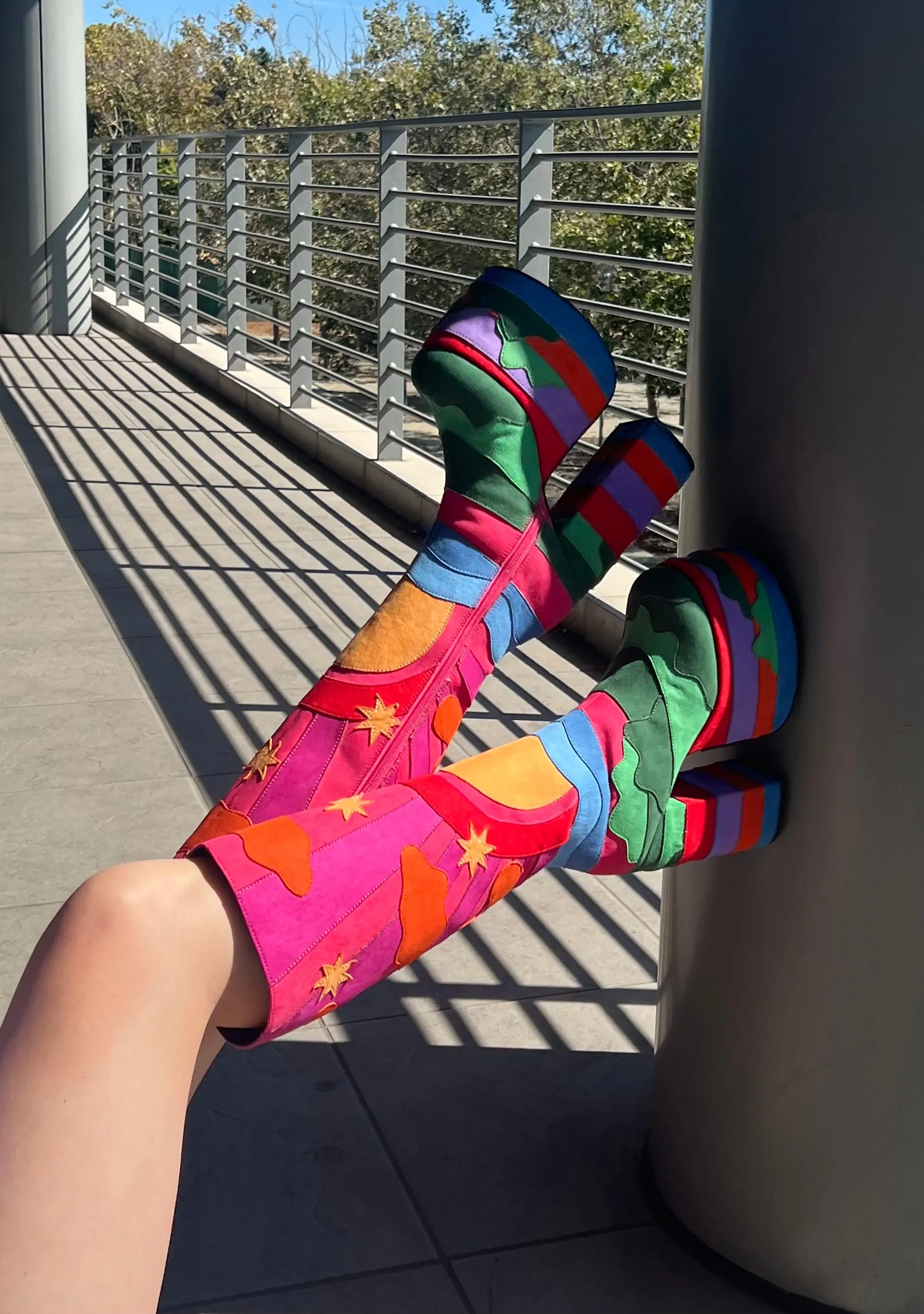 Good Day Sunshine Platform Boots