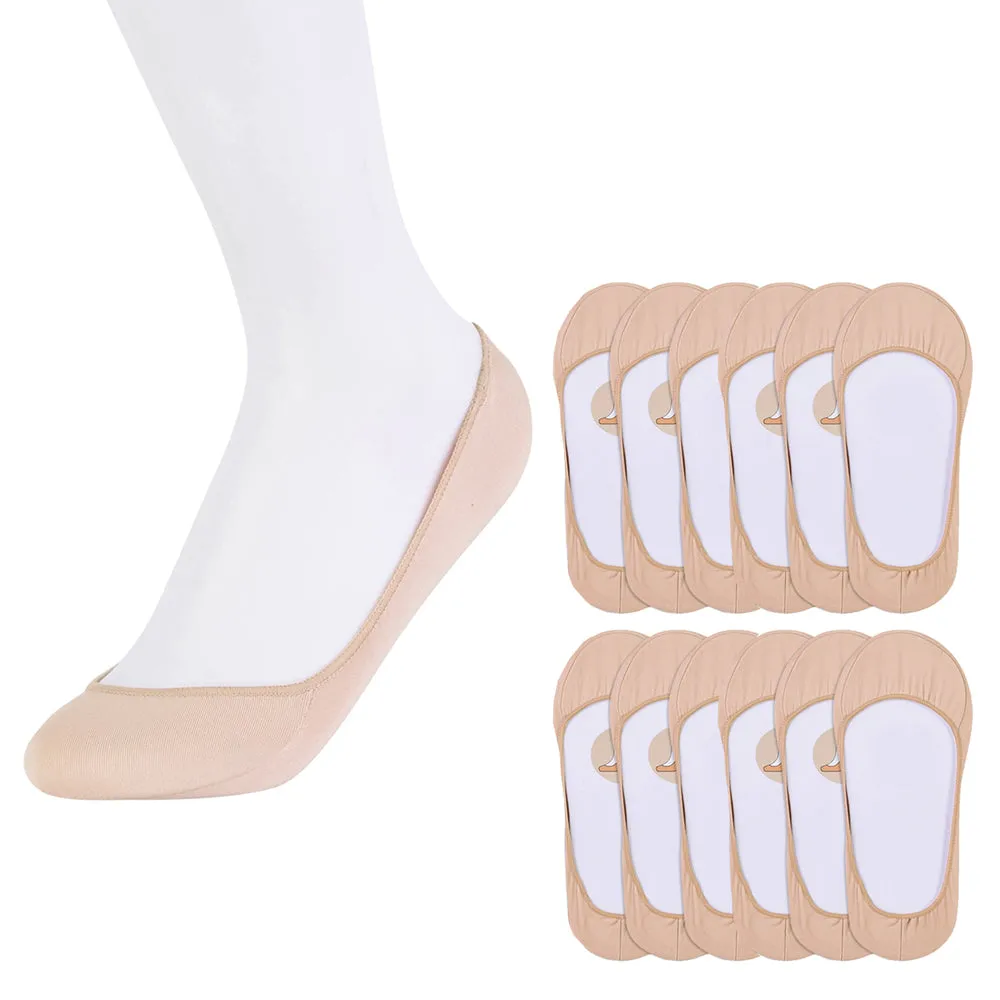Lot Of 12 Pairs Foot Liners Slips Women Loafer Boat Covers Low Cut Size 9-11