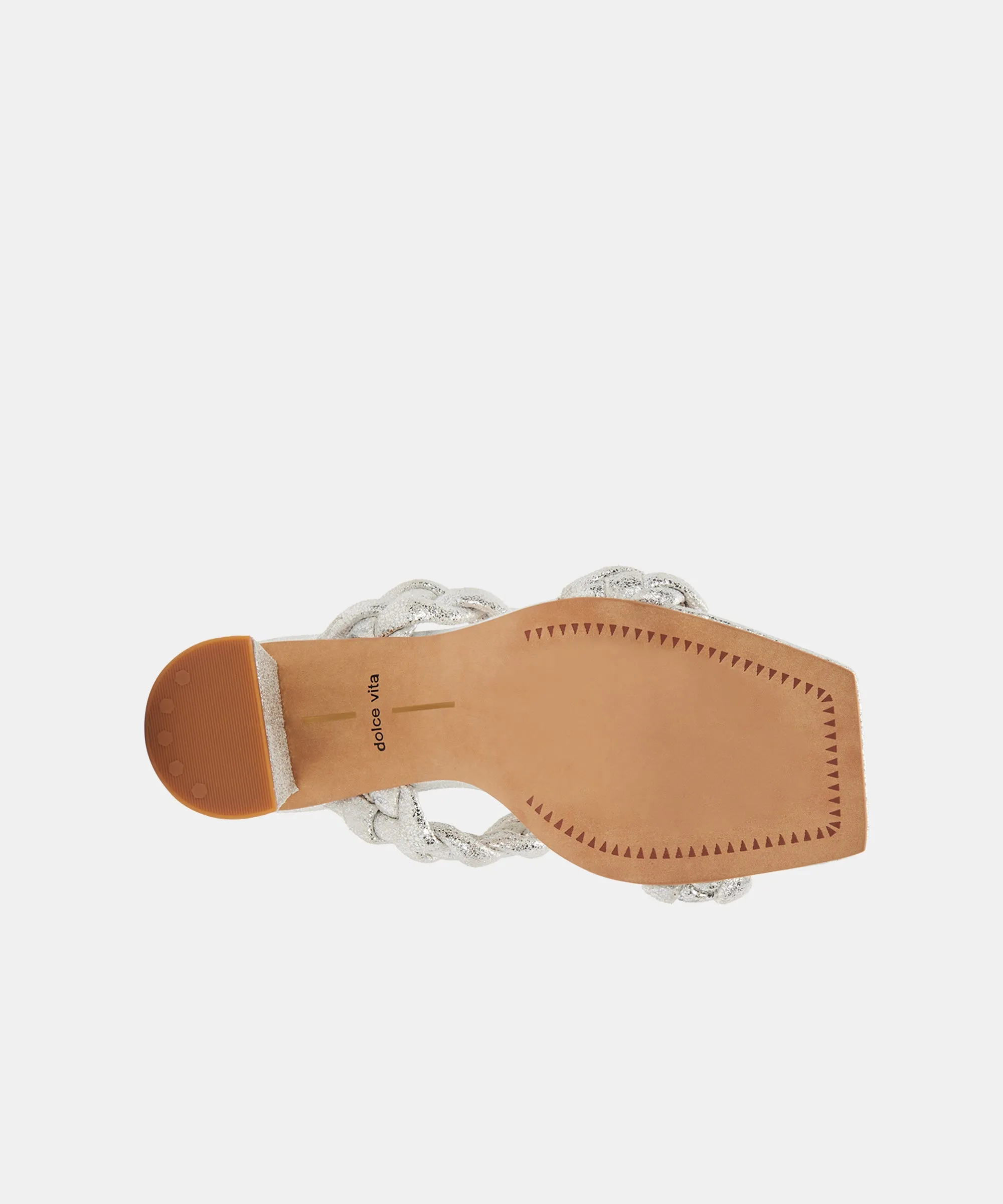 PAILY HEELS IN SILVER METALLIC STELLA SUEDE - re:vita