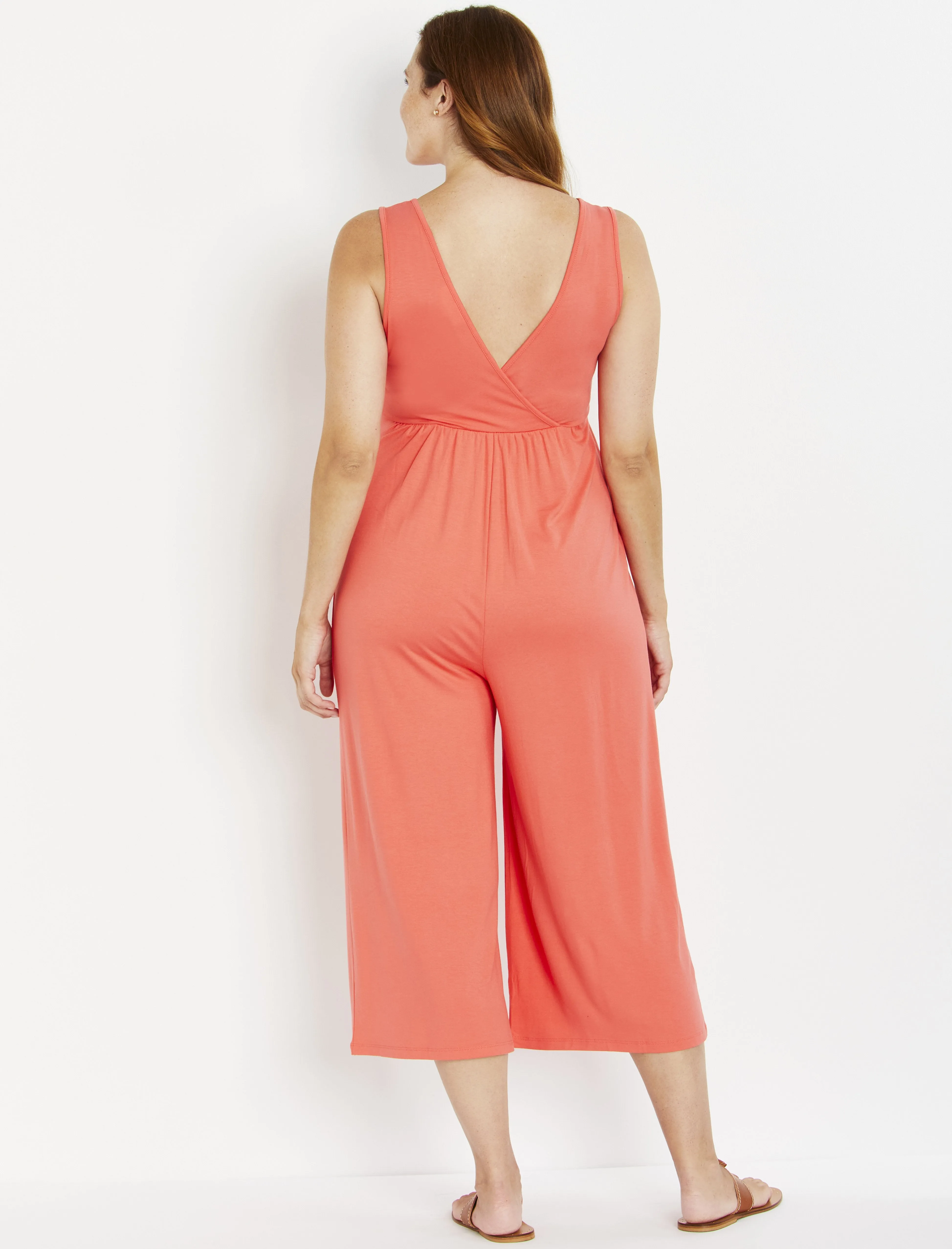 Relaxed Fit Maternity Jumpsuit in Pink