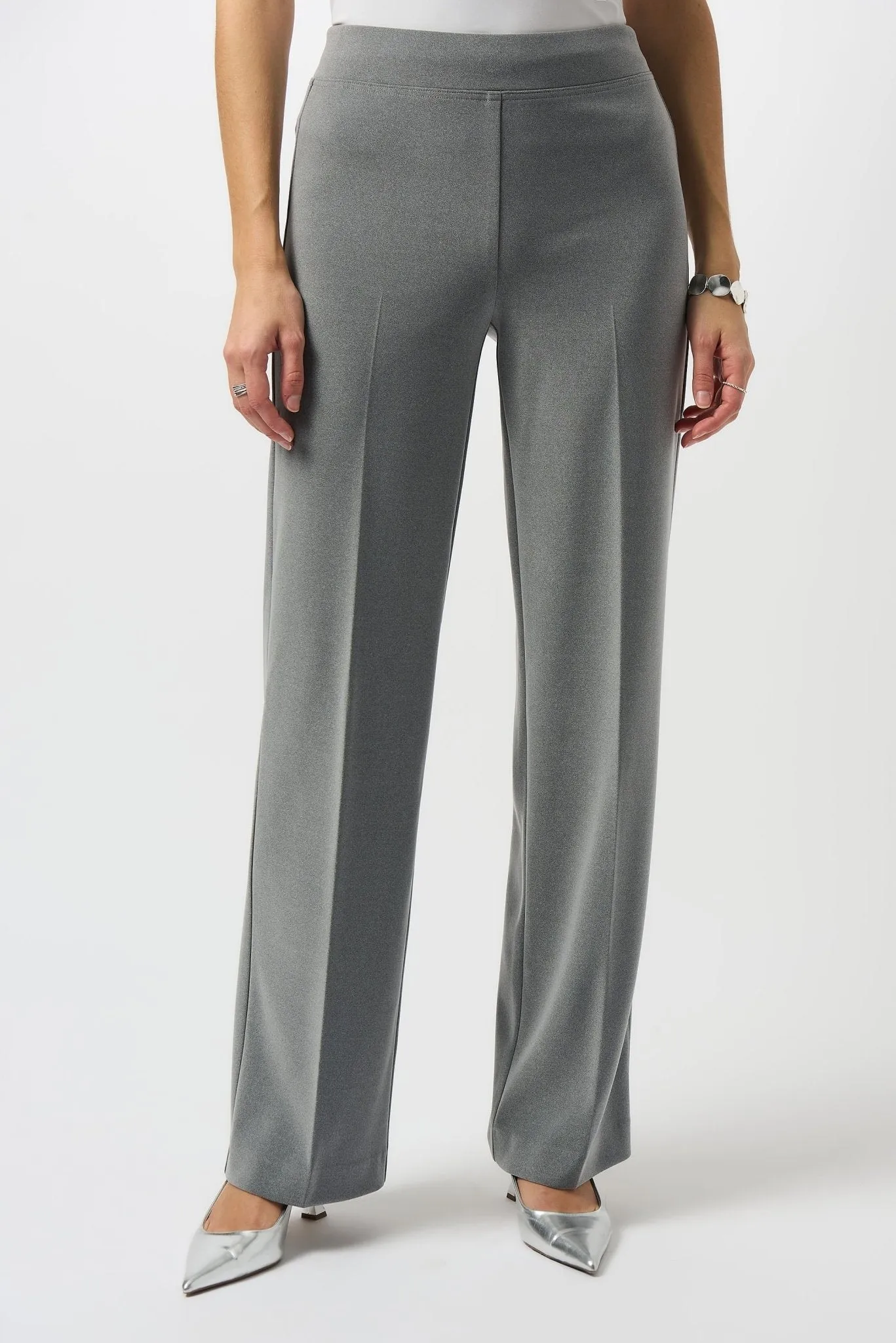 Silky Knit Wide Leg Pants