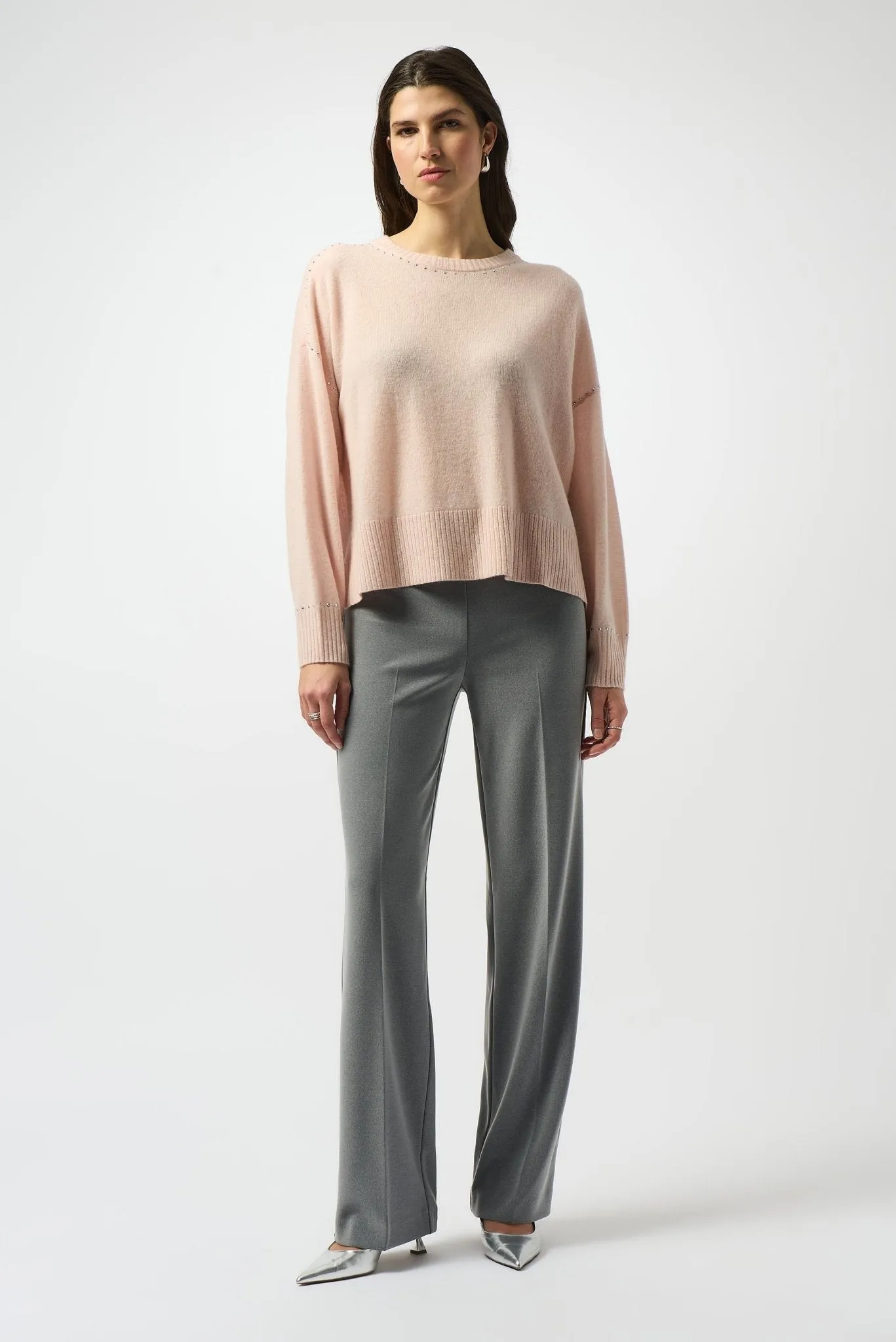 Silky Knit Wide Leg Pants