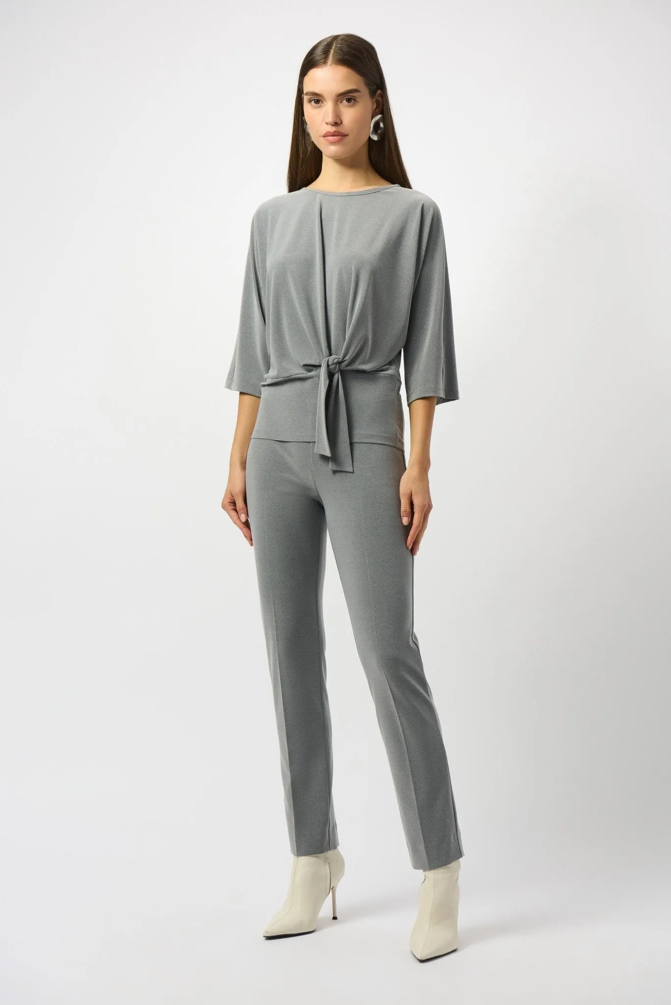 Silky Knit Wide Leg Pants