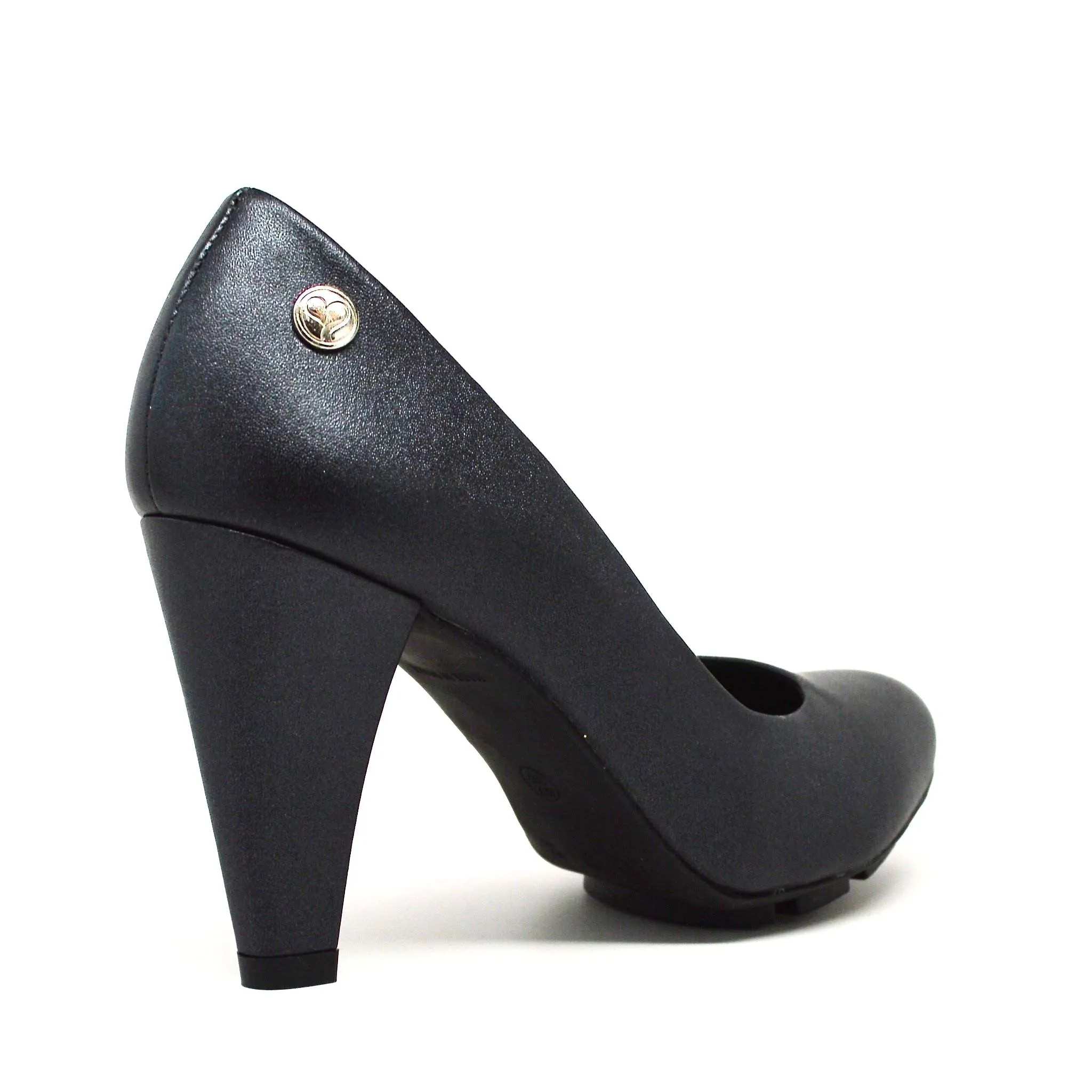 SKIGH HEEL - BLACK PEARL LEATHER