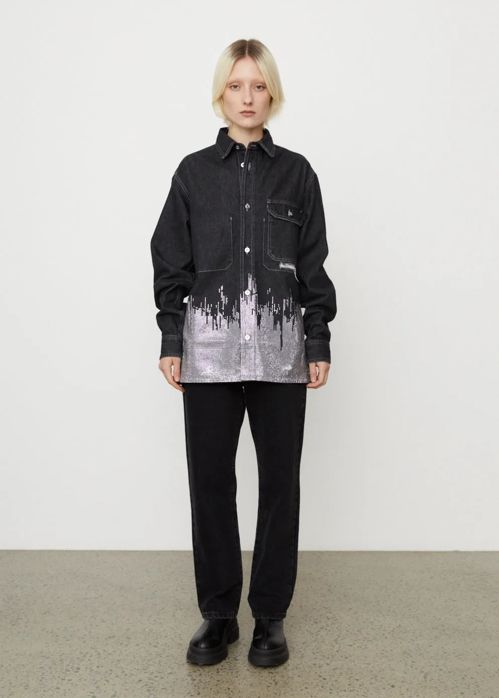 Studded Workwear Shirt
