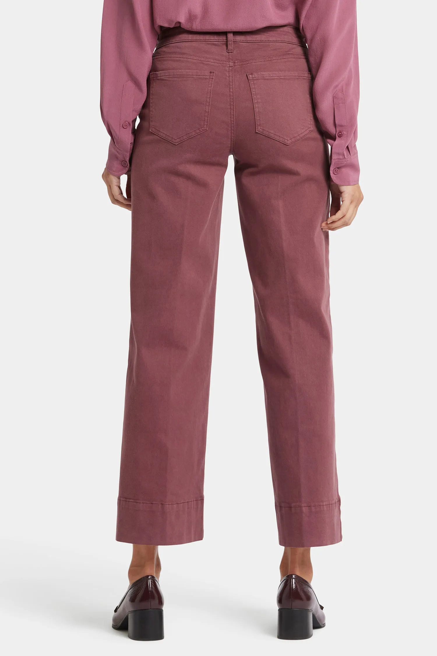 Teresa Wide Leg Ankle Jeans - Tavern